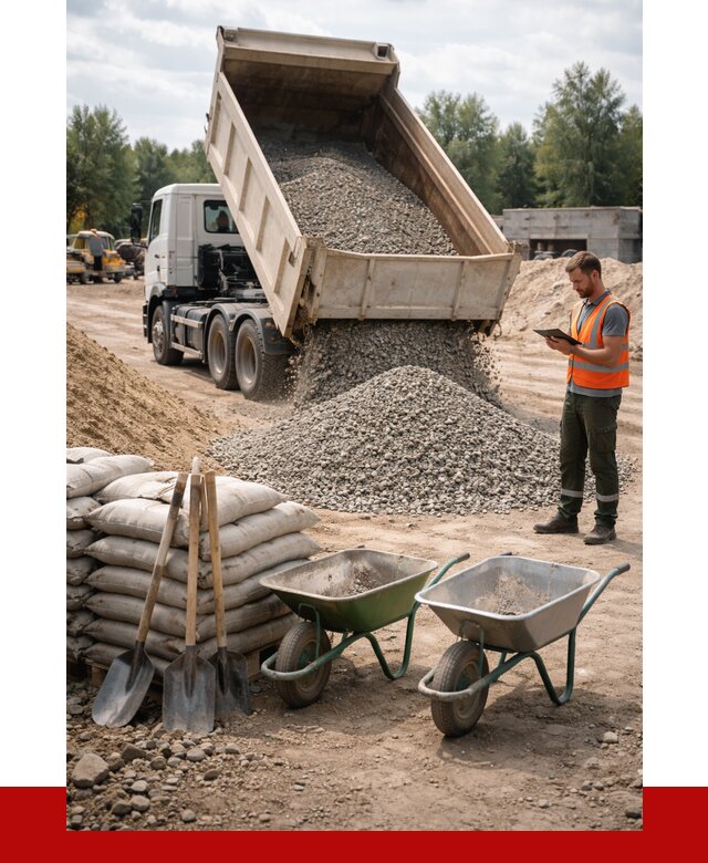 Доставка нерудных материалов в Юбилейном от 1236 руб. | ПРОНЕРУДЮбл