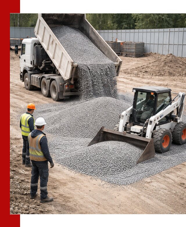 Доставка и продажа гранитного щебня фракции 0-5 в Юбилейном