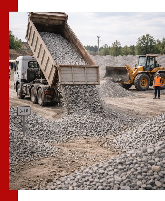 Гранитный щебень фракции 3–10: доставка и продажа в Юбилейном
