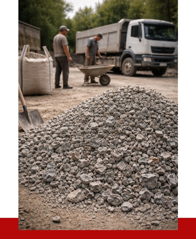 Гранитный щебень фракция 20-40 в Юбилейном от 3297 руб. ПРОНЕРУДЮбл