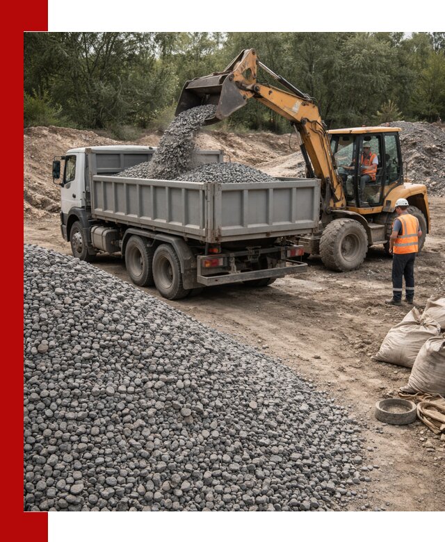 Доставка гравийного щебня в Юбилейном оптом и в розницу