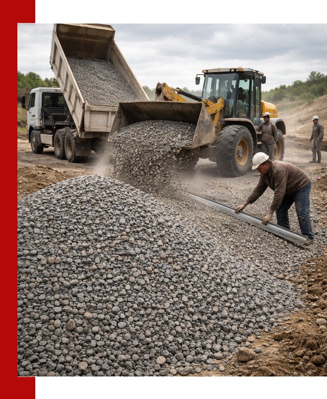 Гравийный щебень фракция 5-20 с доставкой в Юбилейном