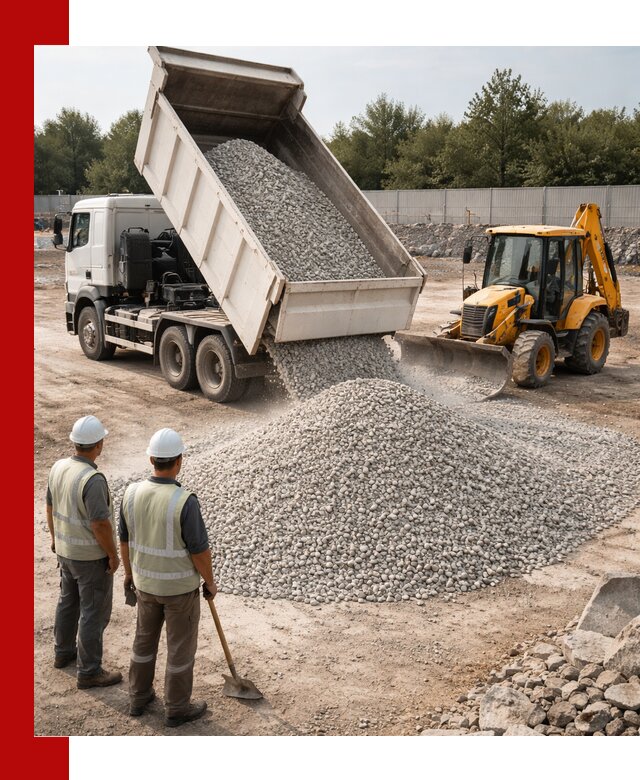 Купить известняковый щебень фракции 5–10 мм с доставкой в Юбилейном