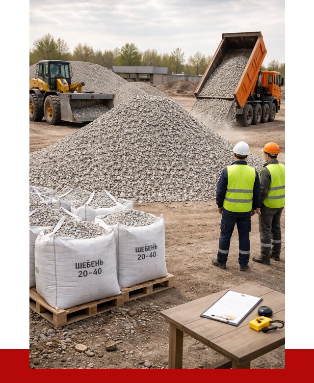 Известняковый щебень 20-40 в Юбилейном от 2164 р. ПРОНЕРУДЮбл