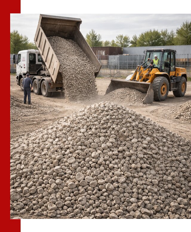 Доломитовый щебень фракции 20–41 с доставкой в Юбилейном