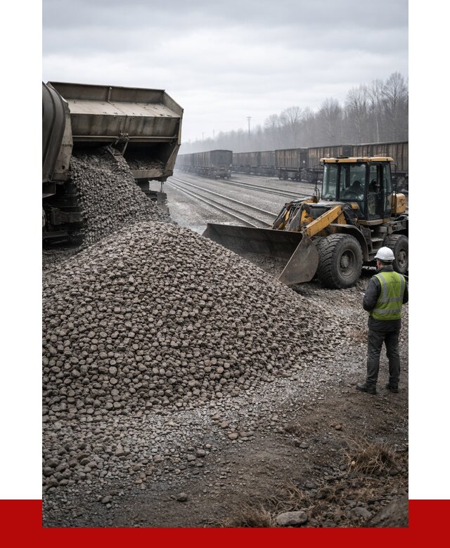 Купить железнодорожный щебень в Юбилейном от 2885 р. | ПРОНЕРУДЮбл