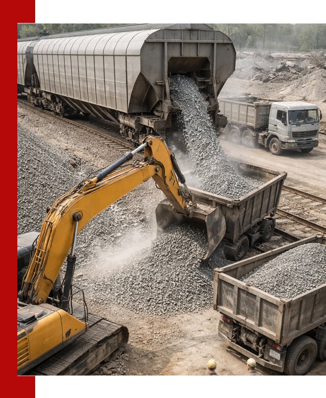 Доставка железнодорожного щебня в Юбилейном крупными партиями быстрого отгруза