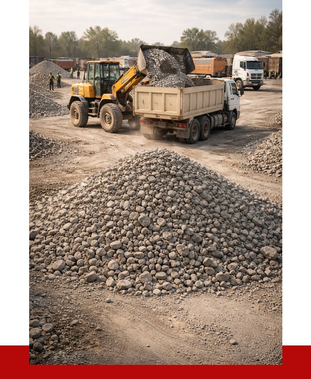 Вторичный щебень фракция 40-70 в Юбилейном от 1793 р, ПРОНЕРУДЮбл