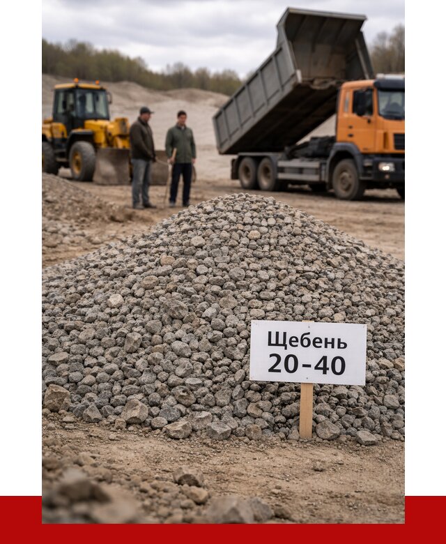 Бетонный щебень фракция 20-40 в Юбилейном от 2524 р. | ПРОНЕРУДЮбл