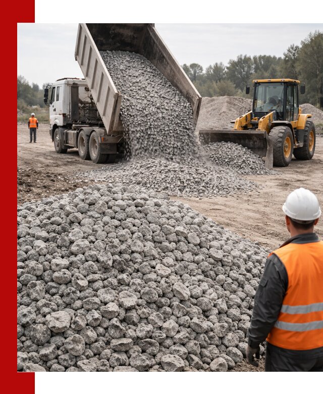 Доставка бетонного щебня фракции 20-40 в Юбилейном