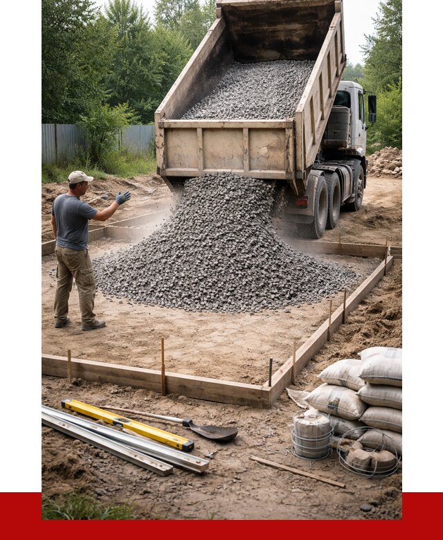 Купить щебень для фундамента в Юбилейном от 4636 р. | ПРОНЕРУДЮбл