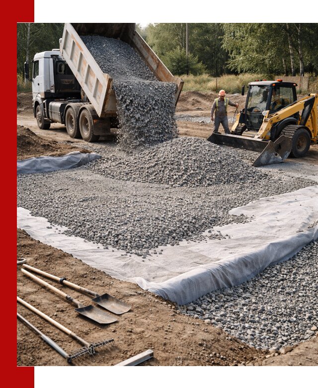 Щебень для фундамента с доставкой в Юбилейном