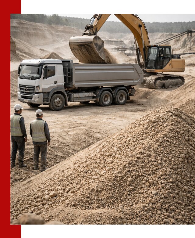 Карьерный крупнозернистый песок с доставкой в Юбилейном