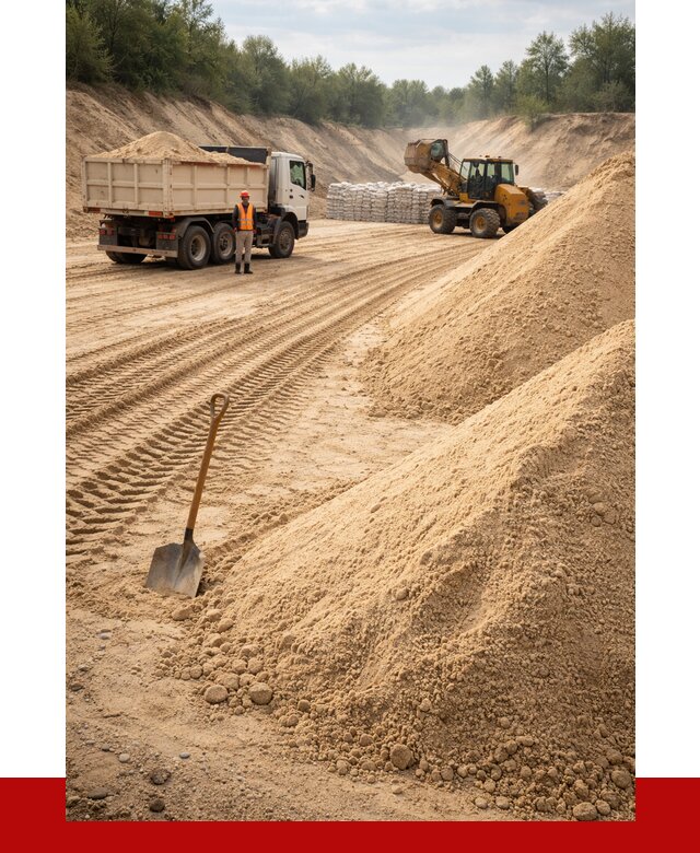 Карьерный песок мелкозернистый в Юбилейном от 9273 р. | ПРОНЕРУДЮбл