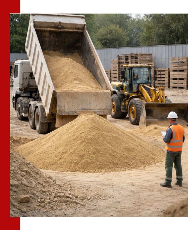 Доставка карьерного мелкозернистого песка в Юбилейном