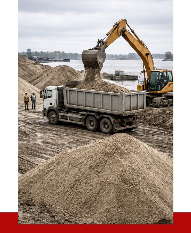 Купить речной песок навалом в Юбилейном от 1855 р., ПРОНЕРУДЮбл