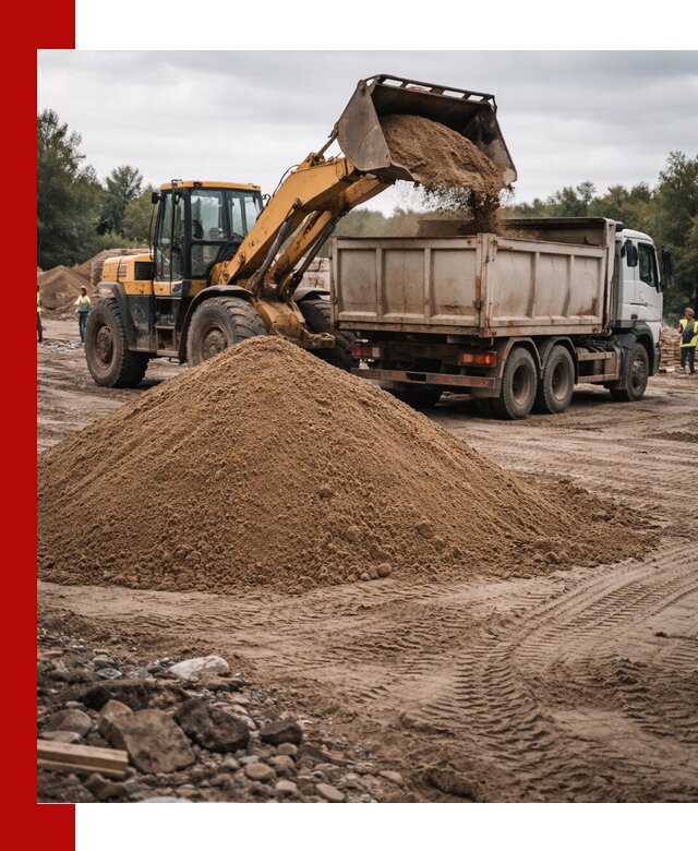 Доставка речного песка навалом в Юбилейном быстро и выгодно