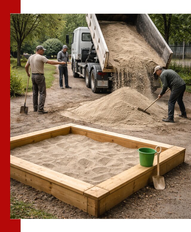 Песок для песочницы с доставкой в Юбилейном недорого и чистый