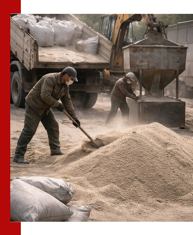 Кварцевый песок для пескоструя в Юбилейном — доставка и качество