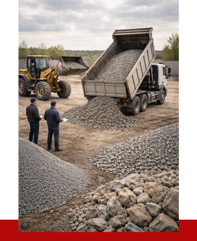 Гравий и камень с доставкой в Юбилейном от 4327 р. - ПРОНЕРУДЮбл