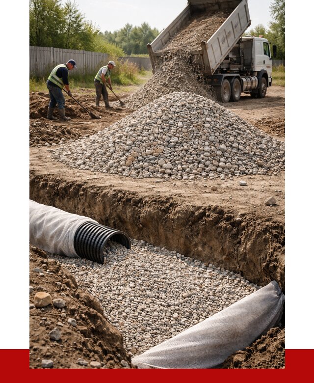 Гравий для дренажа в Юбилейном от 2267 р., доставка ПРОНЕРУДЮбл