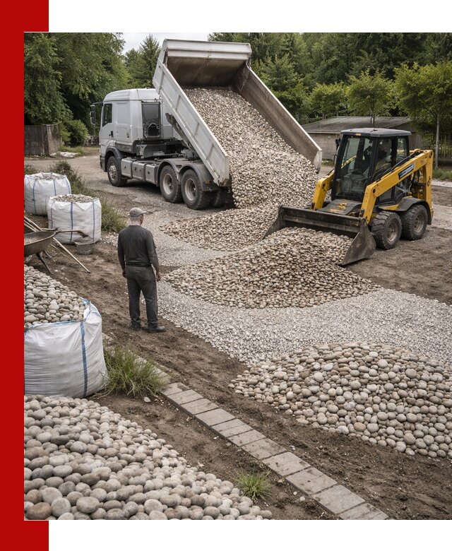 Доставка морской гальки оптом и в розницу в Юбилейном