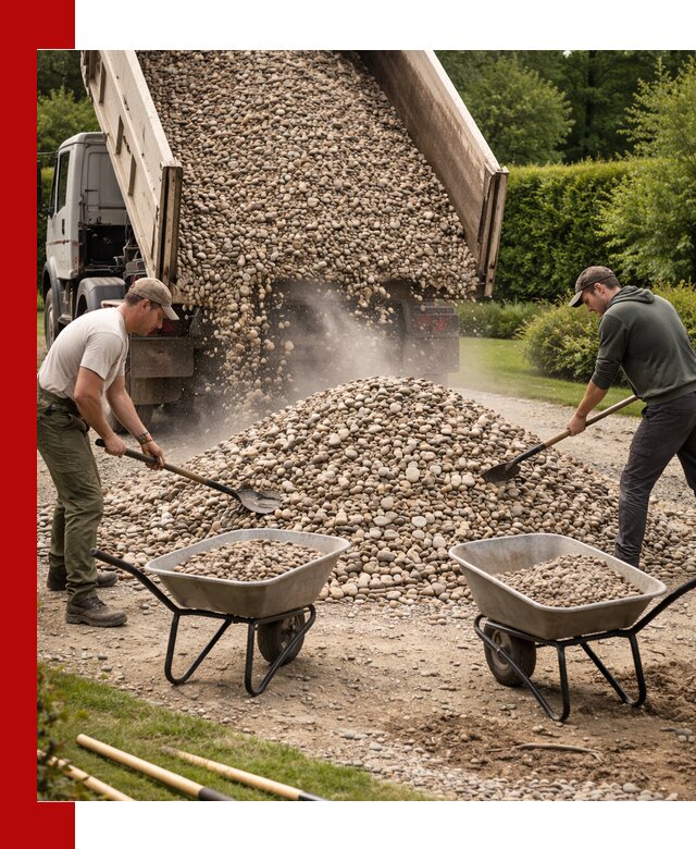 Доставка и продажа декоративной гальки в Юбилейном