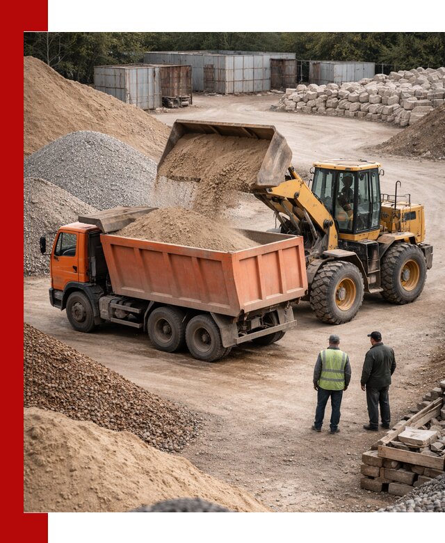 Доставка сыпучих смесей и смесей для стройки в Юбилейном