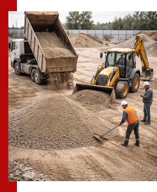 Поставка и доставка ПГС С4 в мешках и самосвалах в Юбилейном