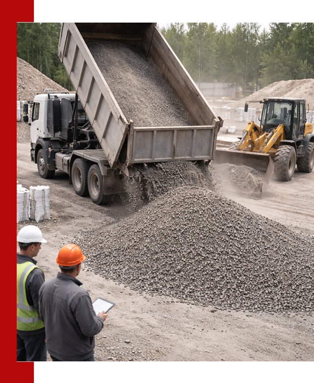 Доставка и продажа гранитного отсева 0-10 в Юбилейном