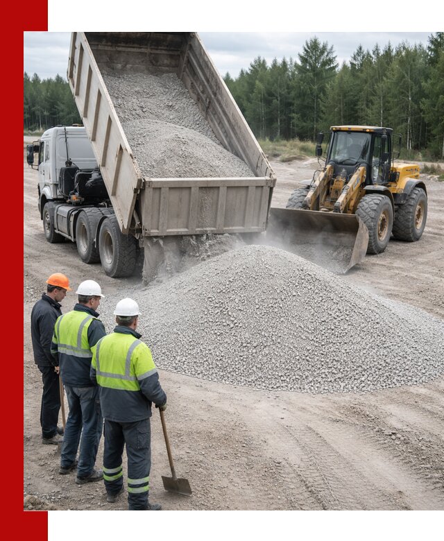 Известняковый отсев 0-5 доставка в Юбилейном быстро и выгодно