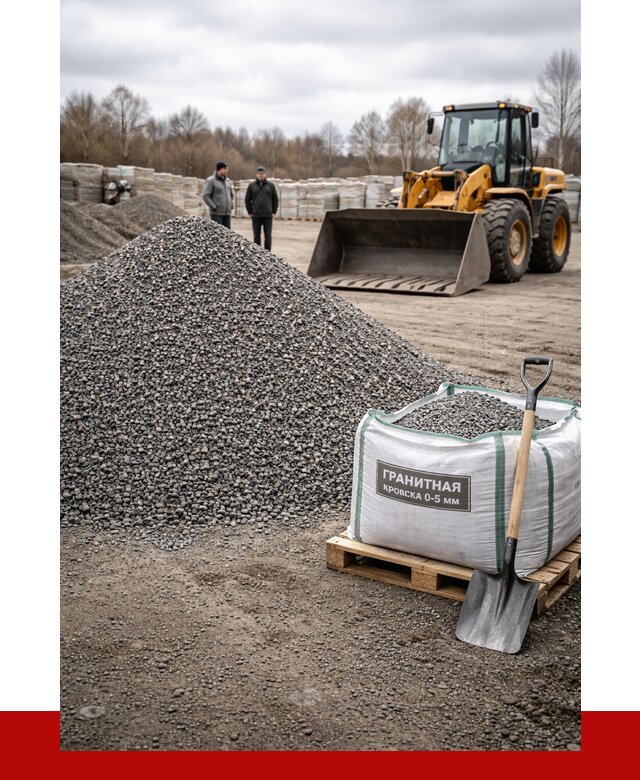 Купить гранитную крошку в Юбилейном от 4945 р. с доставкой | ПРОНЕРУДЮбл