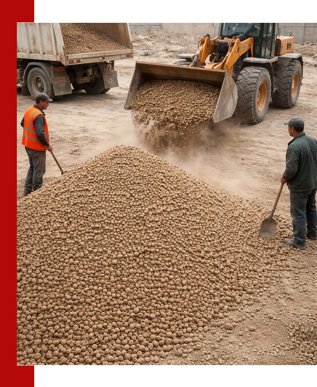 Керамзит фракция 10-20 с доставкой в Юбилейном