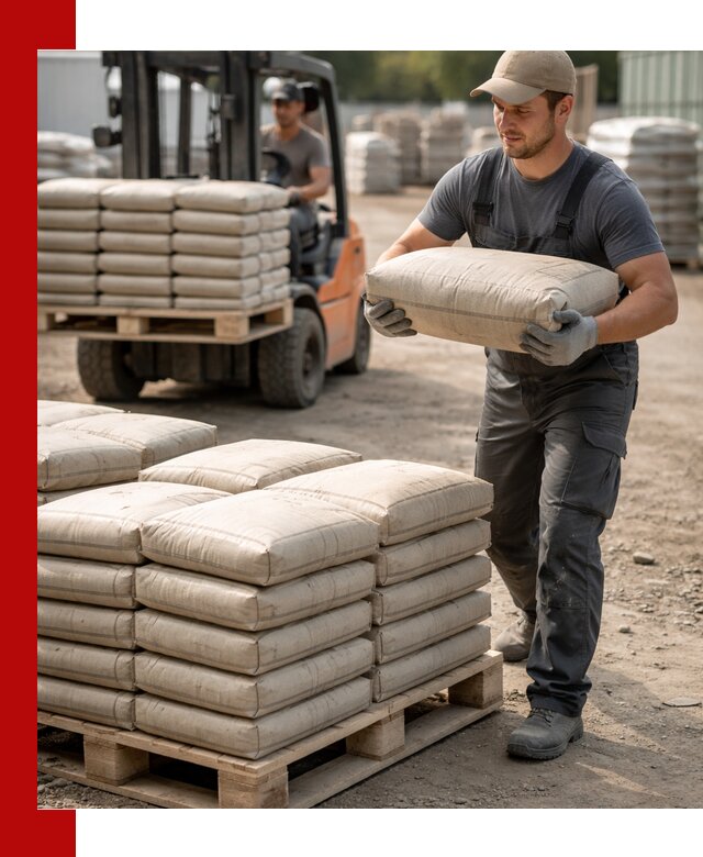 Доставка цемента в мешках оптом и в розницу в Юбилейном