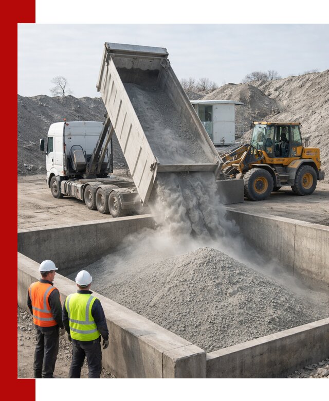 Доставка цемента навалом в Юбилейном крупными партиями