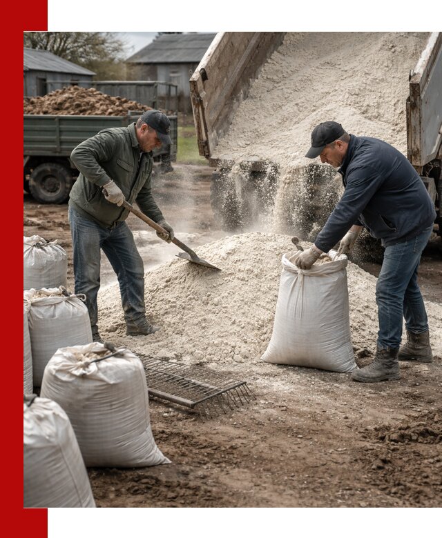 Доставка извести пушонки в Юбилейном оптом и мелким оптом