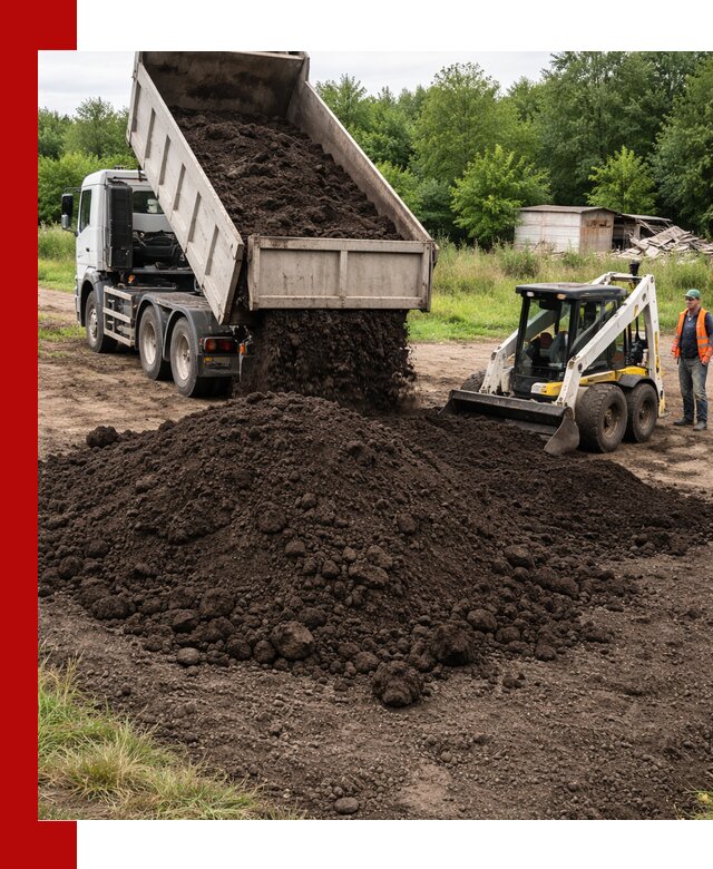 Поставка плодородной земли с доставкой самосвалом в Юбилейном