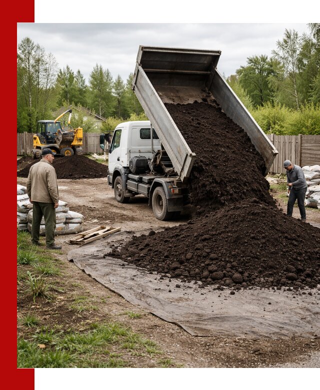 Доставка качественного почвогрунта в Юбилейном оптом и в розницу