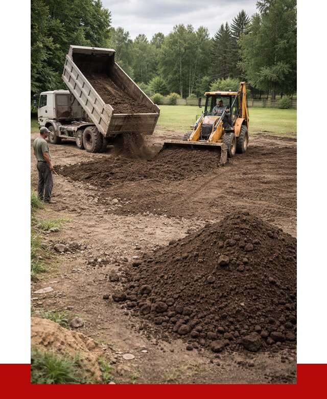 Грунт для выравнивания участка в Юбилейном от 1236 р. | ПРОНЕРУДЮбл