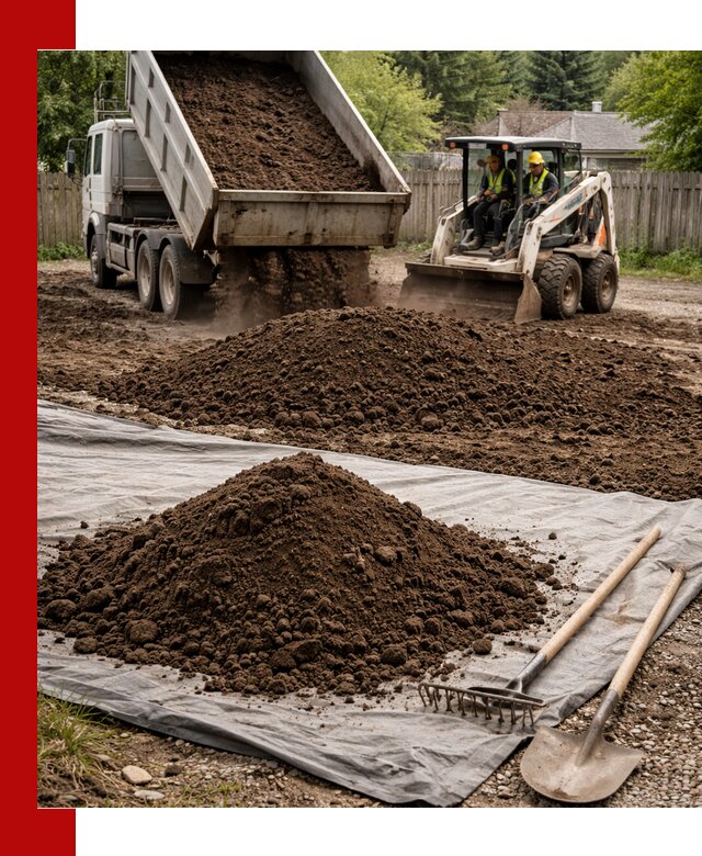 Грунт для отсыпки участка с доставкой в Юбилейном