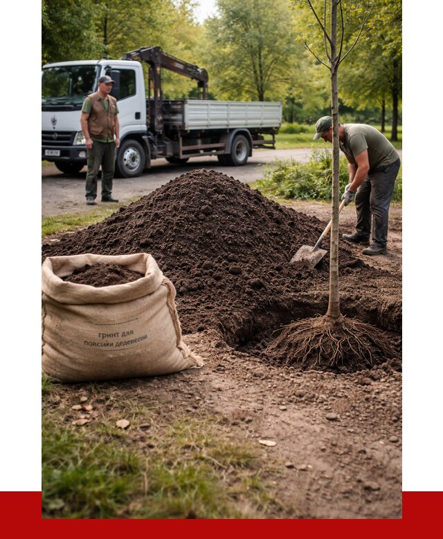 Грунт для посадки деревьев в Юбилейном от 1236 р. | ПРОНЕРУДЮбл