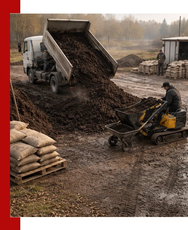 Кислый торф в доставке по выгодным ценам в Юбилейном