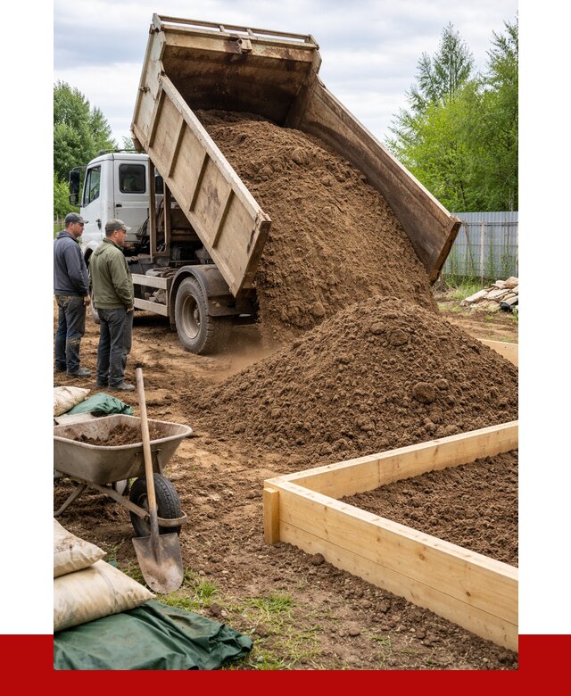 Торфо песчаная смесь в Юбилейном с доставкой от 1906 р. | ПРОНЕРУДЮбл
