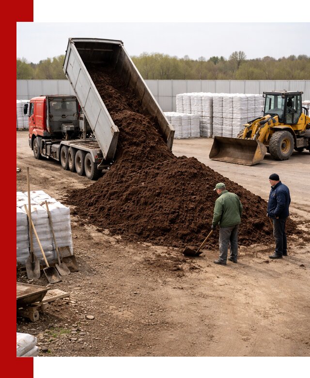 Доставка торфяных смесей оптом и в розницу в Юбилейном