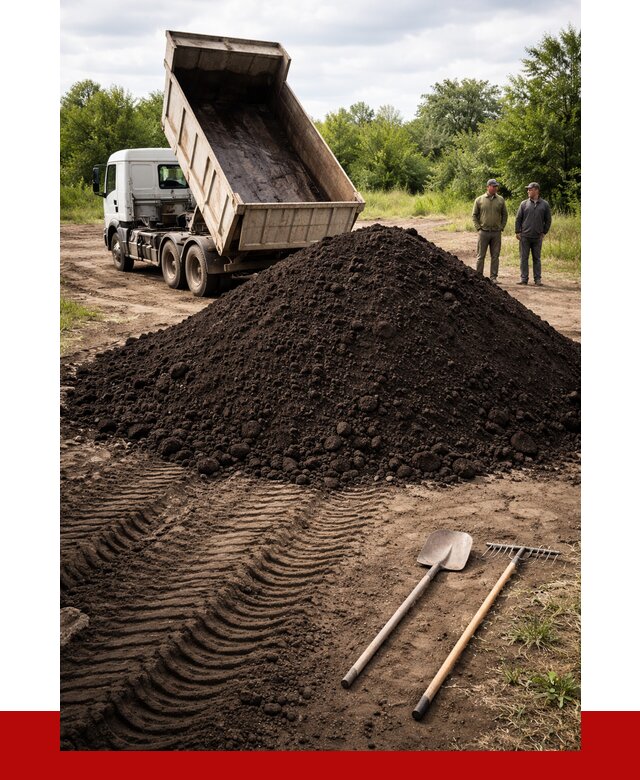 Купить чернозем навалом в Юбилейном от 1236 р. за куб | ПРОНЕРУДЮбл