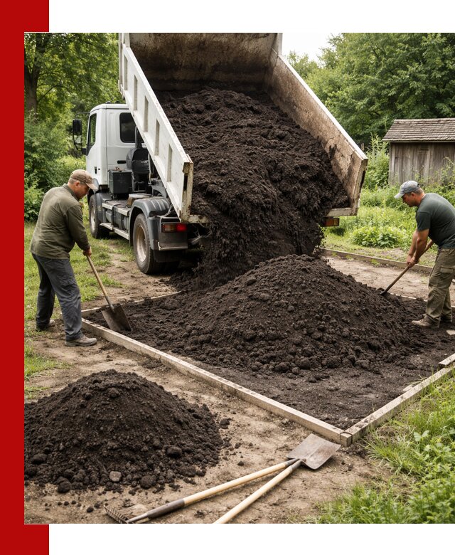 Купить чистый чернозем для огорода с доставкой в Юбилейном