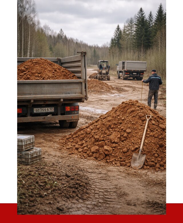 Глина и суглинки в Юбилейном от 4636 р. за куб | ПРОНЕРУДЮбл