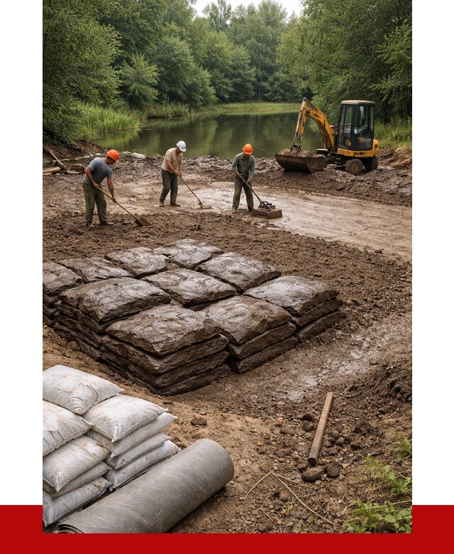 Купить глину для пруда в Юбилейном от 4636 р. с доставкой | ПРОНЕРУДЮбл