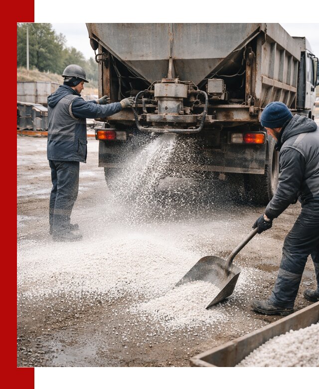 Доставка и продажа хлористого кальция в Юбилейном