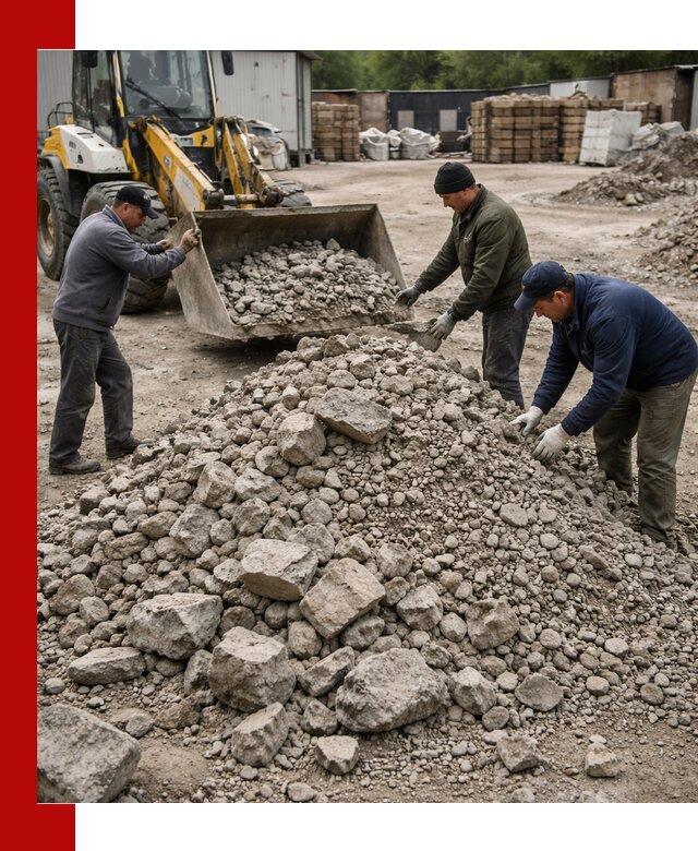 Демонтаж и вывоз бой бетона в Юбилейном
